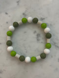 Green EM Ceramic Bead Anti Tick Collar Anti-Parasitario