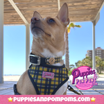 Handmade Biothane Collar - Cornish Tartan