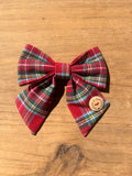 Christmas Tartan Sailer Bow