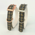 Cornish Tartan Handmade Dog Collar