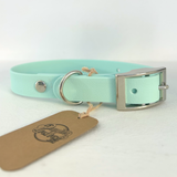 Handmade Biothane Dog Collar - Baby Blue - 20mm