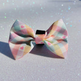 Dog Bow Tie - Pastel Vichy