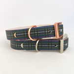 Cornish Hunting Tartan Handmade Dog Collar