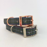 Cornish Hunting Tartan Handmade Dog Collar