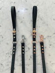 Handmade Dog Leash - Vegan Leather - Cornish Hunting Tartan
