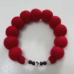 Zodiac Birthstone - Personalised Pom Pom Dog Collar
