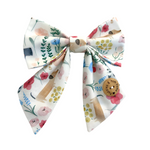 Handmade Dog Sailer Bow Tie - Floral Spring Dogs