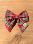Christmas Tartan Sailer Bow
