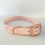 Handmade Biothane Dog Collar - Baby Pink- 20mm