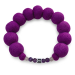 Zodiac Birthstone - Personalised Pom Pom Dog Collar
