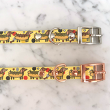 Hot Dog Dachshunds Handmade Dog Collar