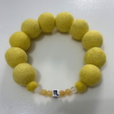 Zodiac Birthstone - Personalised Pom Pom Dog Collar