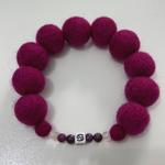 Zodiac Birthstone - Personalised Pom Pom Dog Collar