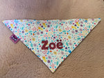 PERSONALISED NAME - VINYL ADD ON - FOR DOG BANDANAS, HARNESSES & WASTE BAG HOLDERS