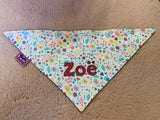 PERSONALISED NAME - VINYL ADD ON - FOR DOG BANDANAS, HARNESSES & WASTE BAG HOLDERS