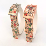 Christmas Dachshunds Handmade Dog Collar