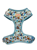 Bee Happy Dachshund’s Harness Blue