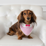 The Petit Teckel Colette Bandana – Pink Vichy
