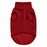 Handmade Dachshund Sweater - “Dark Red Teddy”