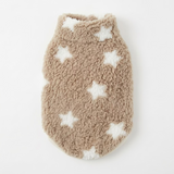 Handmade Dachshund  Sweater - Sherpa Stars Beige