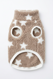 Handmade Dachshund  Sweater - Sherpa Stars Beige