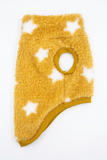 Handmade Dachshund Sweater - Sherpa Stars Golden