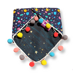 Pom Pom Dog Bandana - Terrazzo Stars - Snap On