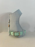 Handmade Vest Dog Harness - Baby Blue Stars