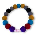 Personalised Pom Pom Dog Collar - Dolly Mix