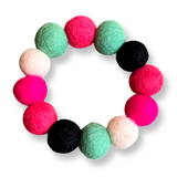 Pom Pom Bracelet - Watermelon - Big Balls