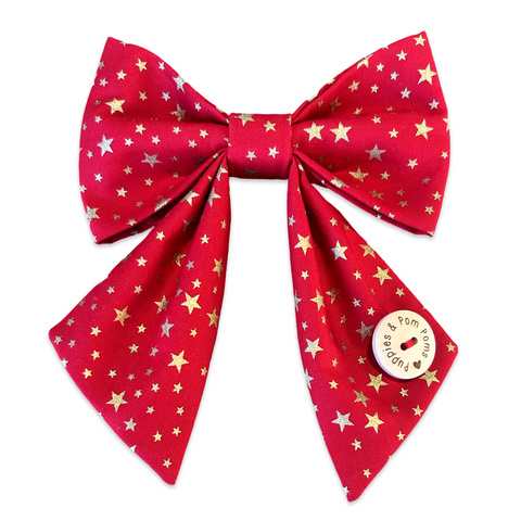 Christmas Stars Sailer Bow
