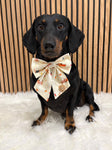 Handmade Dog Sailer Bow Tie - Autumn Dachshunds