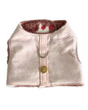 Handmade Dog Harness - Baby Pink Stars