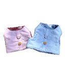 Handmade Dog Harness - Baby Pink Stars