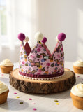 Handmade Birthday Crown - Bee Happy Dachshunds Pink