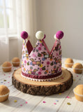 Handmade Birthday Crown - Bee Happy Dachshunds Pink