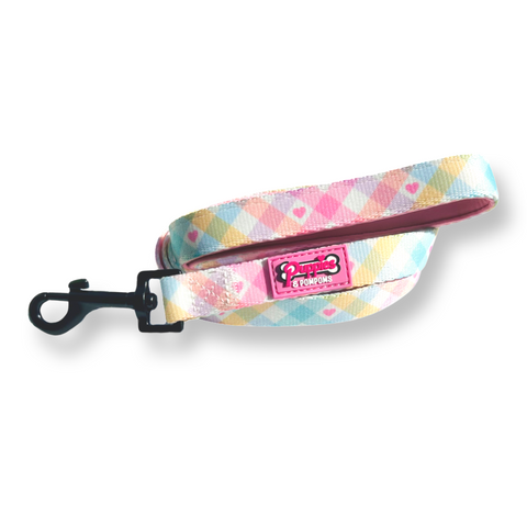 Dog Leash - Pastel Vichy