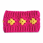 Crochet Dog Snood - Hot Pink