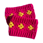 Crochet Dog Snood - Hot Pink