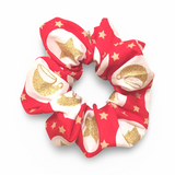 Santas Grotto Glitter Scrunchie