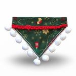 Baubles and Berries Christmas Bandana - Slim Opening