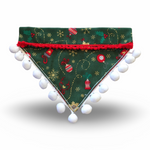 Baubles and Berries Christmas Bandana - Slim Opening