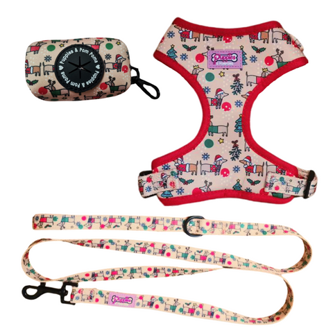 Christmas Dachshunds - Walking Pack