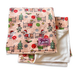 Mini Travel Lap Blanket - Christmas