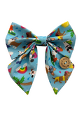 “Beach Dogs” Handmade Sailer Bow