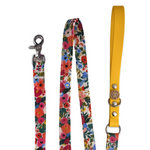 Handmade “Garden Party” Dog Leash - Sunshine Yellow
