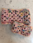 Handmade Crochet Dog Snood - Yarnicorn Granny Squares