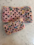 Handmade Crochet Dog Snood - Yarnicorn Granny Squares