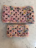Handmade Crochet Dog Snood - Yarnicorn Granny Squares