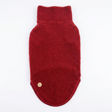 Handmade Dachshund Sweater - “Dark Red Teddy”